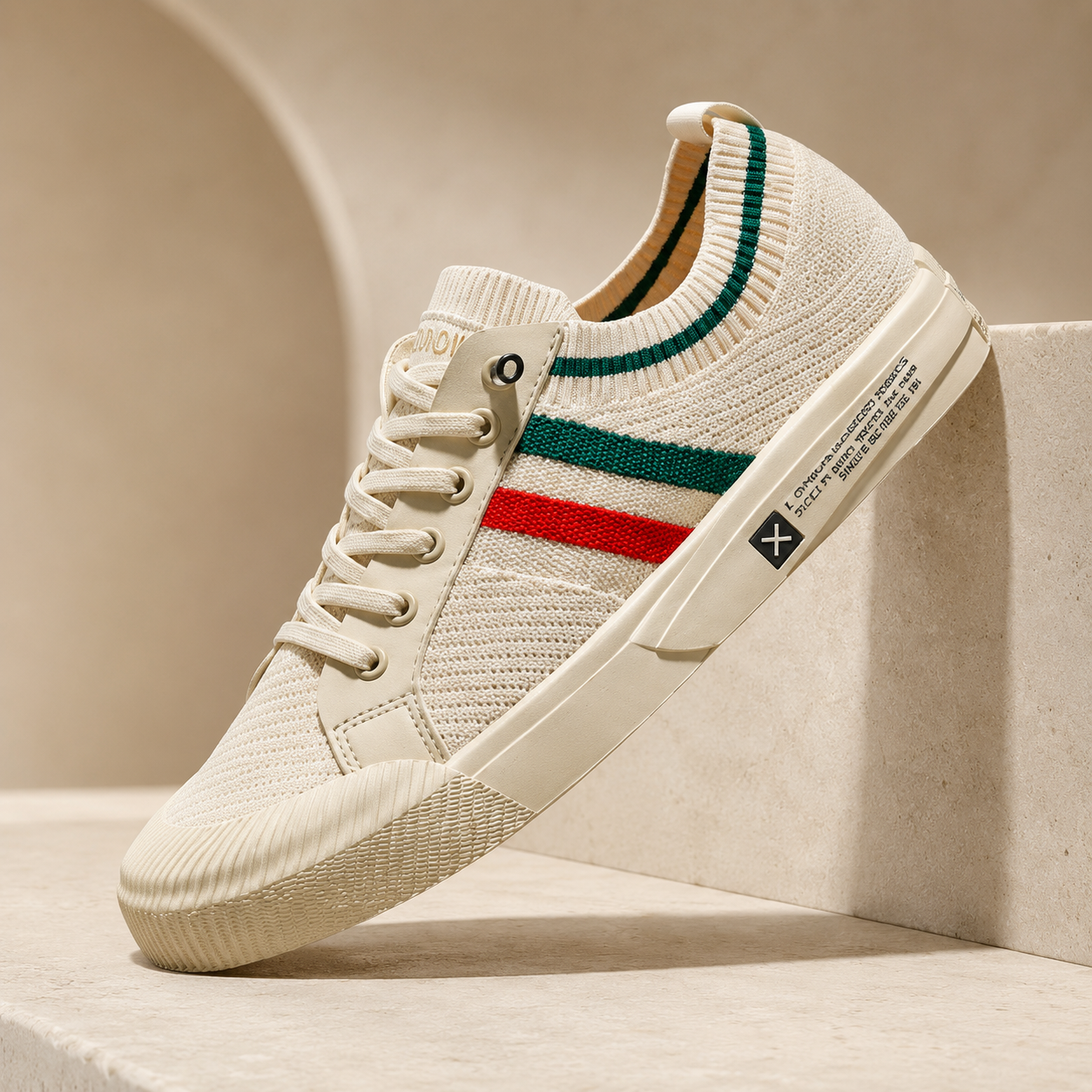 Montero Knit Lace-Up Sneakers