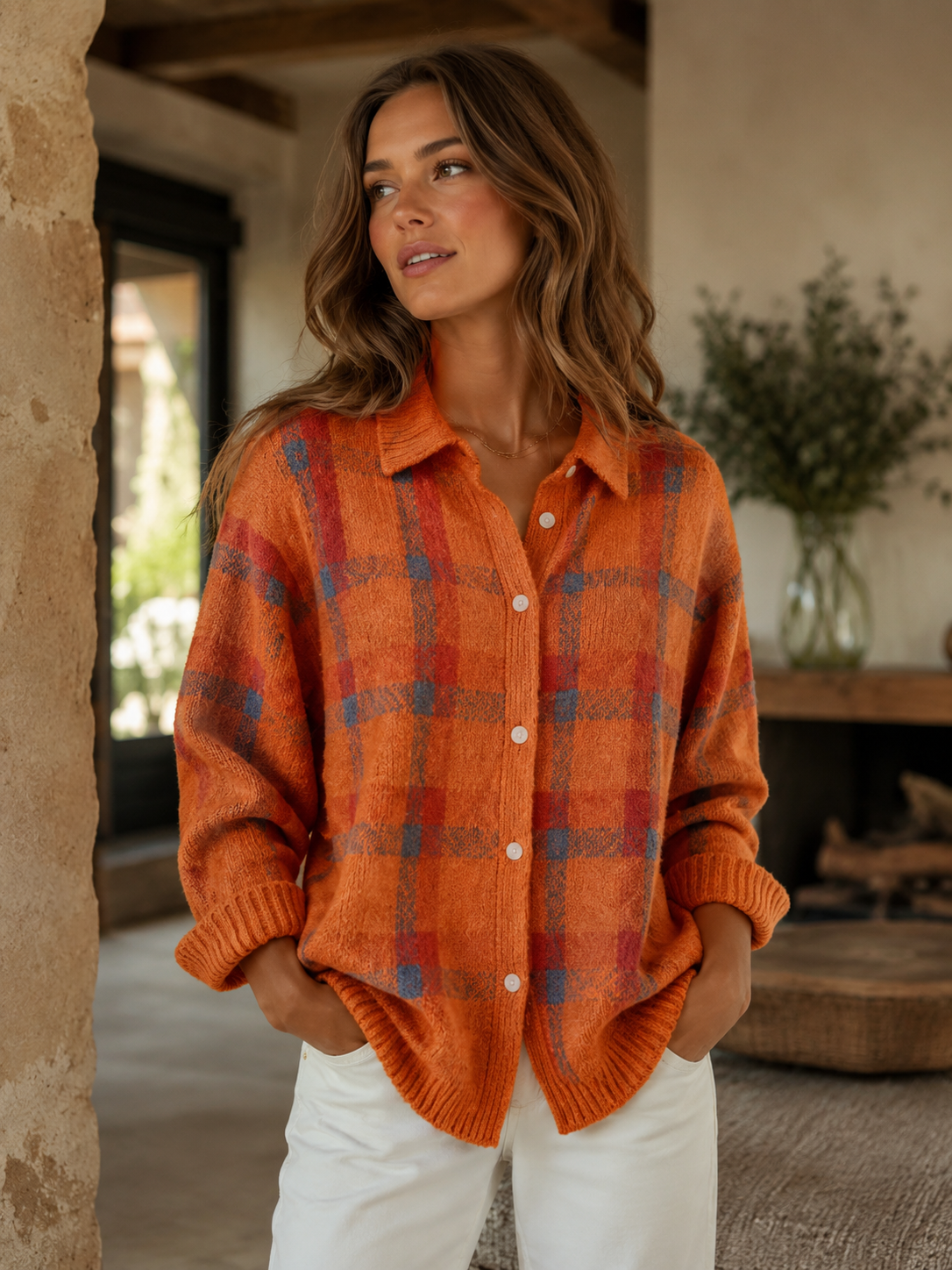 Marlowe Check Knit Shirt