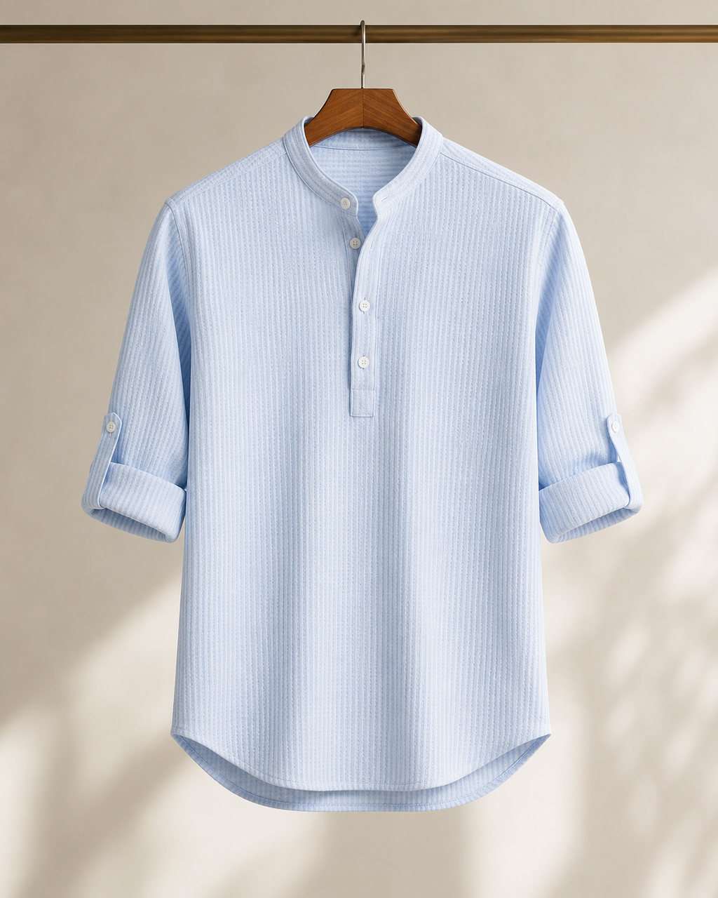 Rowan Textured Henley Shirt