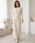 Celeste Cable Knit Maxi Dress