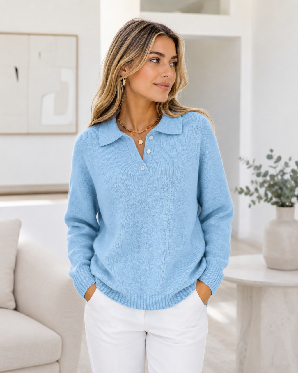 Colette Collar Knit Sweater