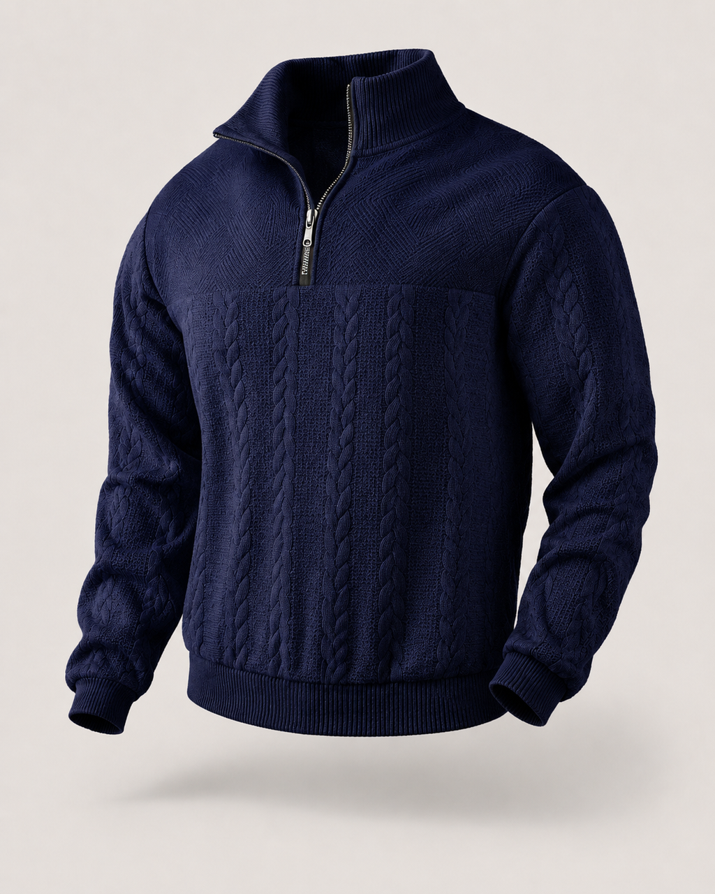 Camden Premium Quarter-Zip Knit Sweater