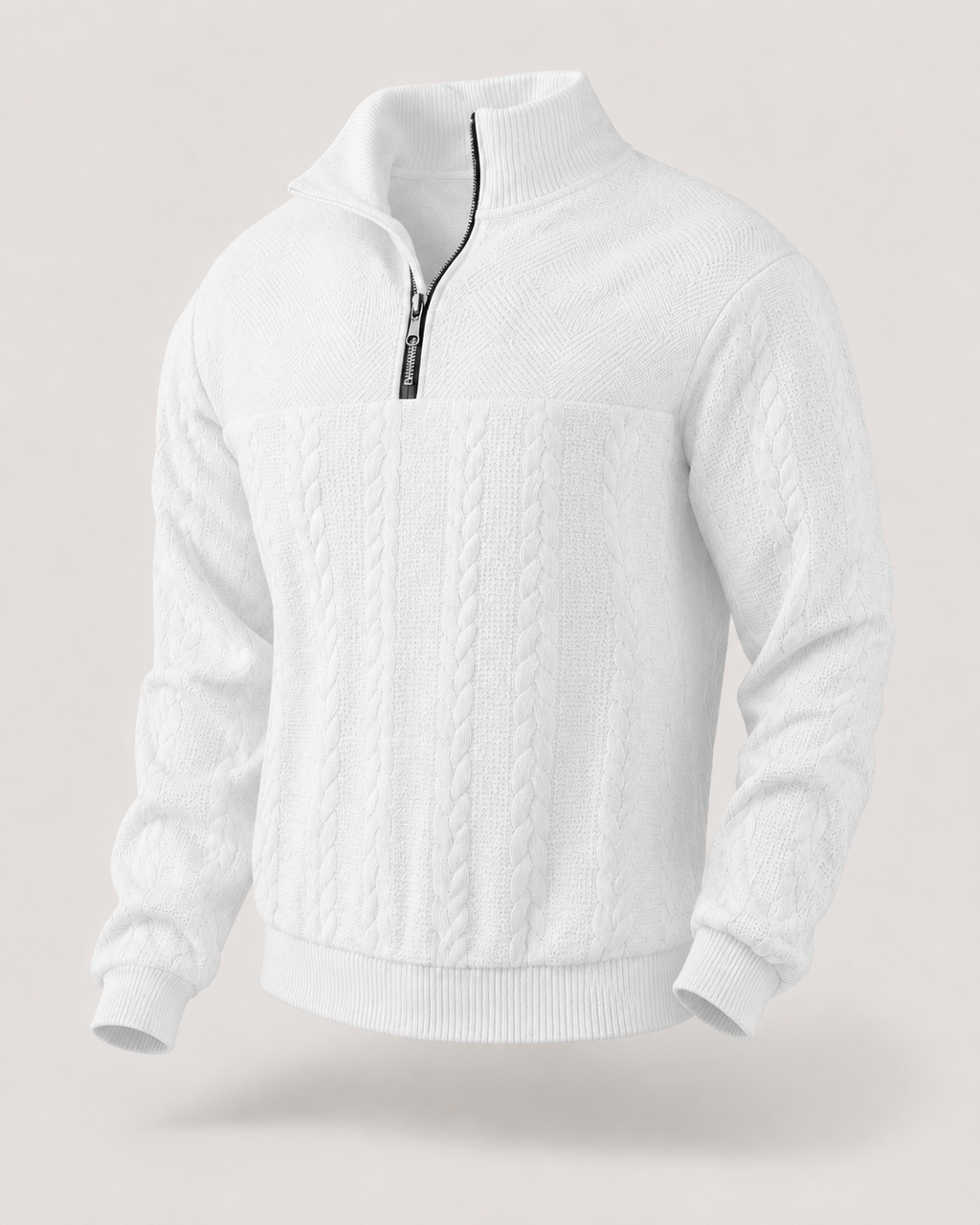 Camden Premium Quarter-Zip Knit Sweater