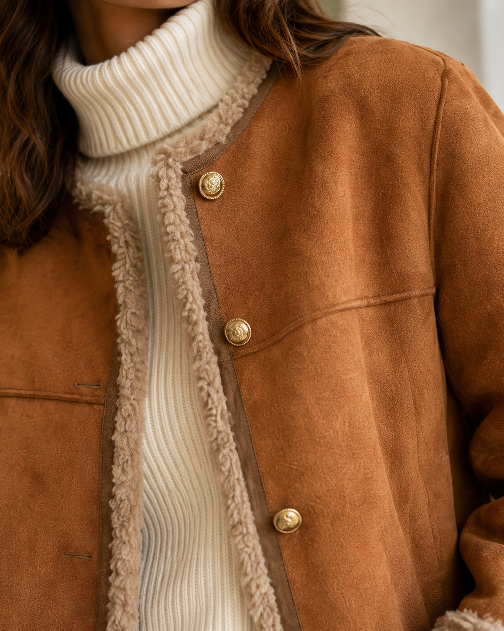 Ruby Cosy Shearling-Lined Jacket