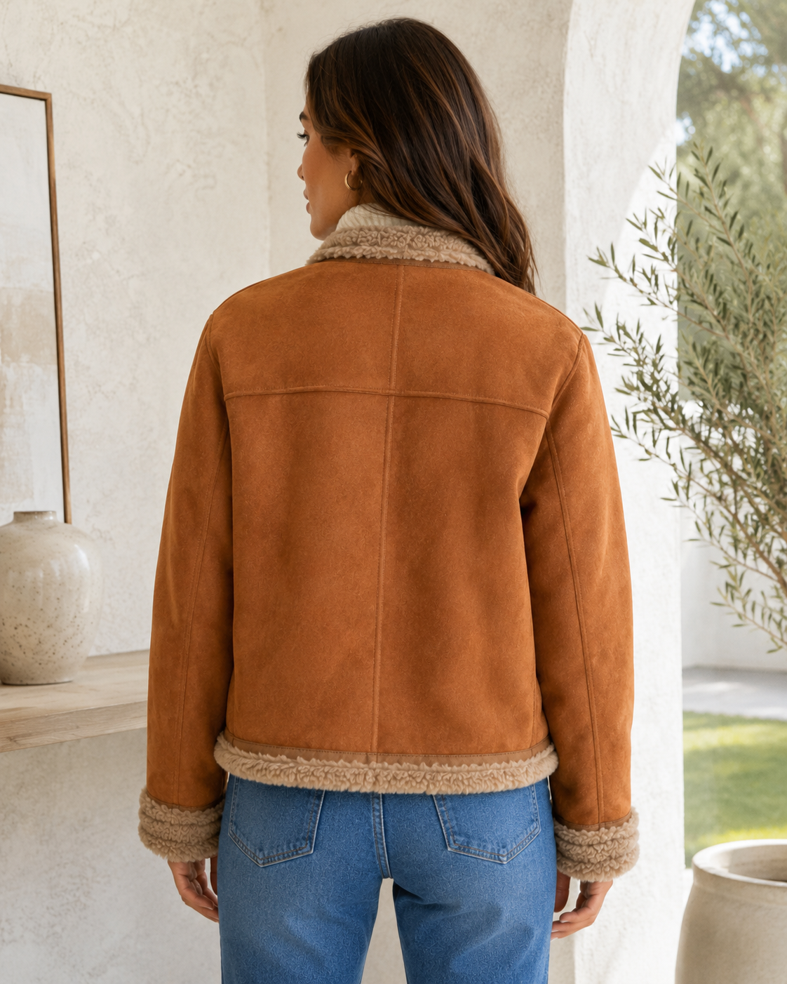 Ruby Cosy Shearling-Lined Jacket