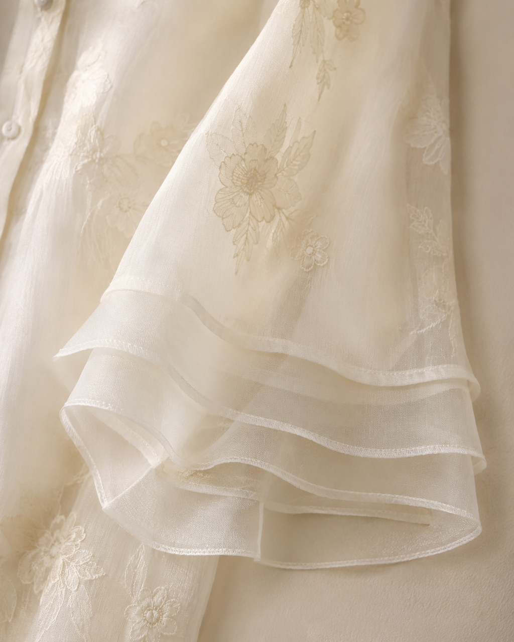 Elodie Embroidered Cotton Blouse