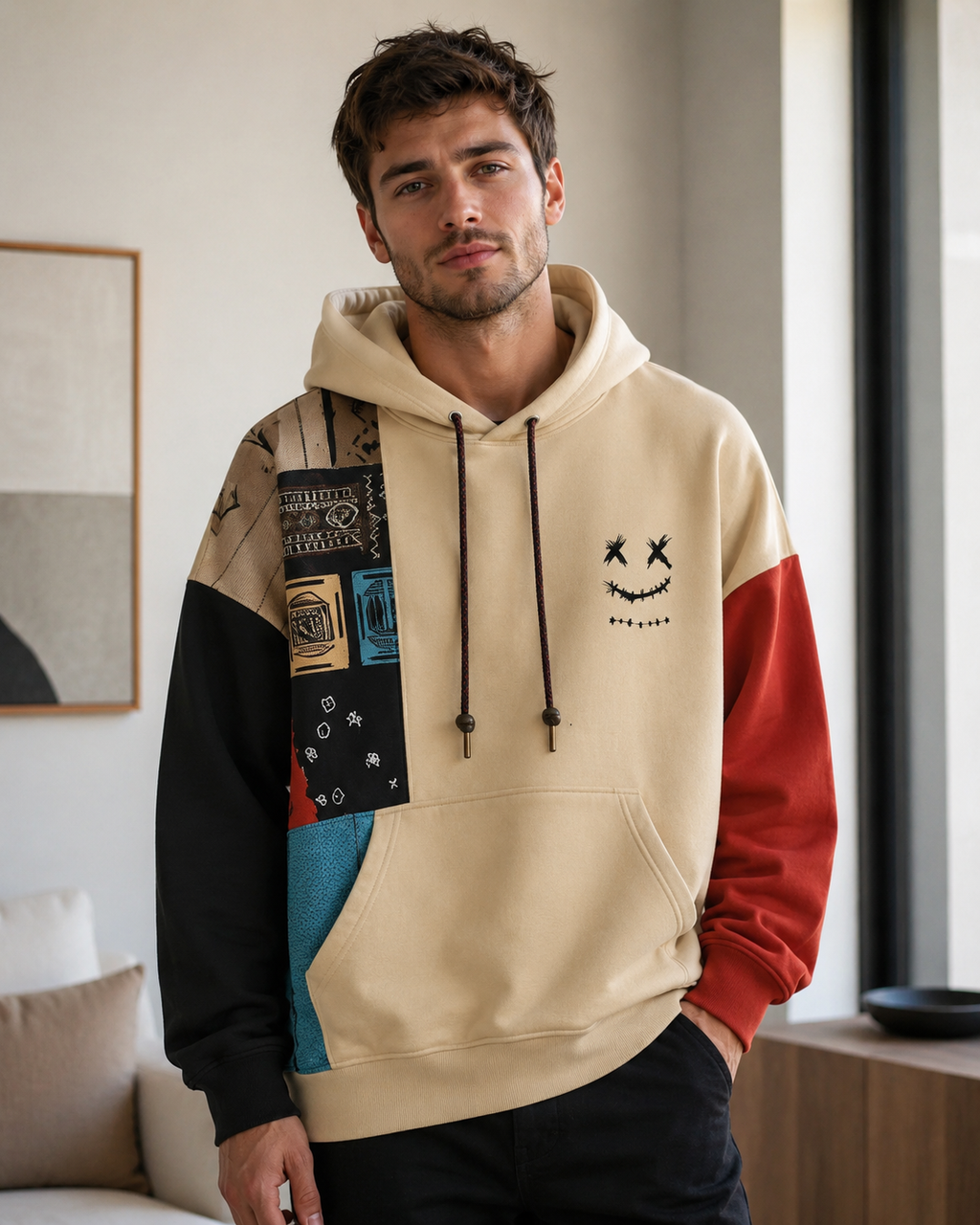 Jaxon Patchwork Hoodie