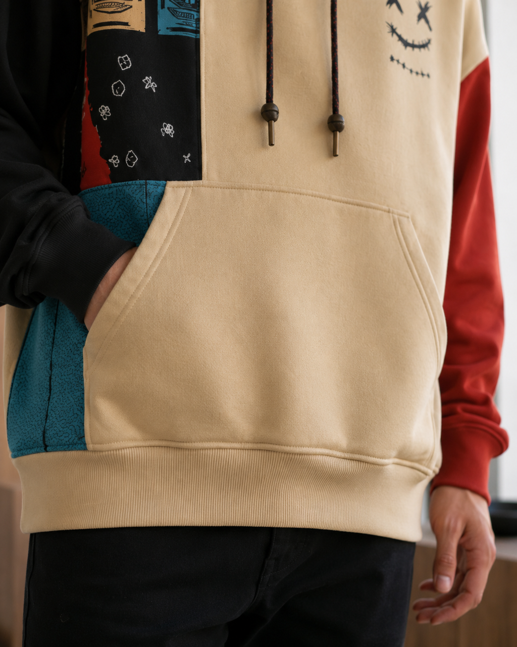 Jaxon Patchwork Hoodie