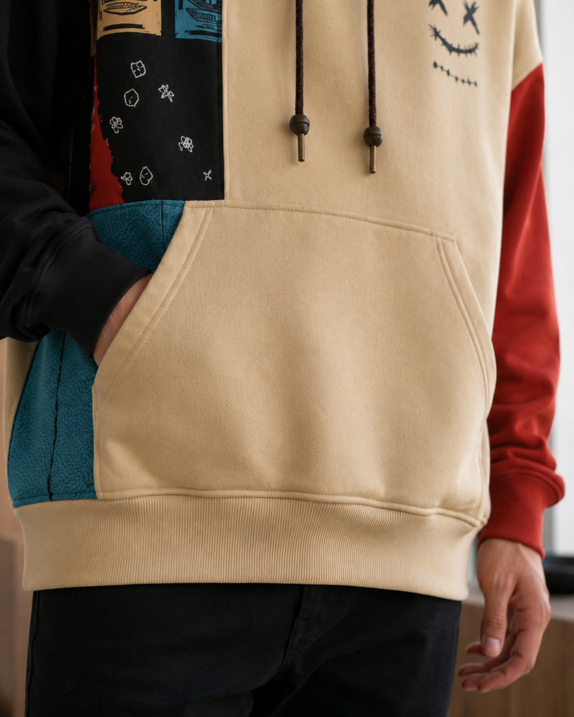 Jaxon Patchwork Hoodie
