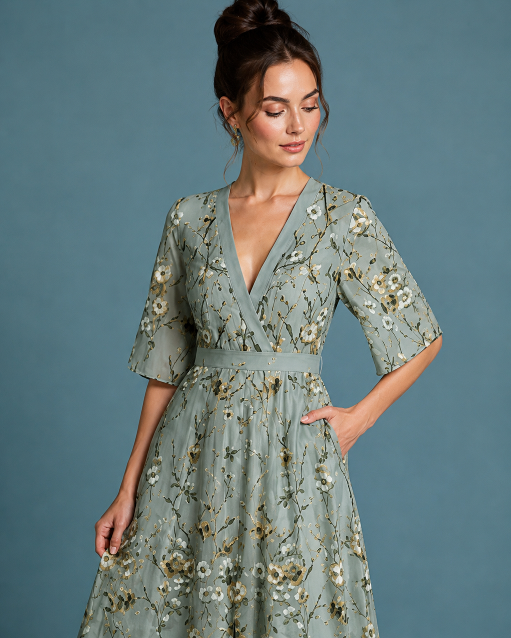 Selene Bloom Maxi Dress