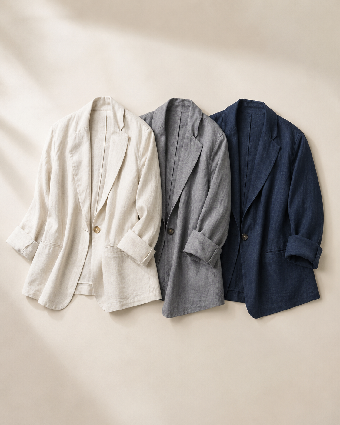 Aurelia Linen Tailored Blazer