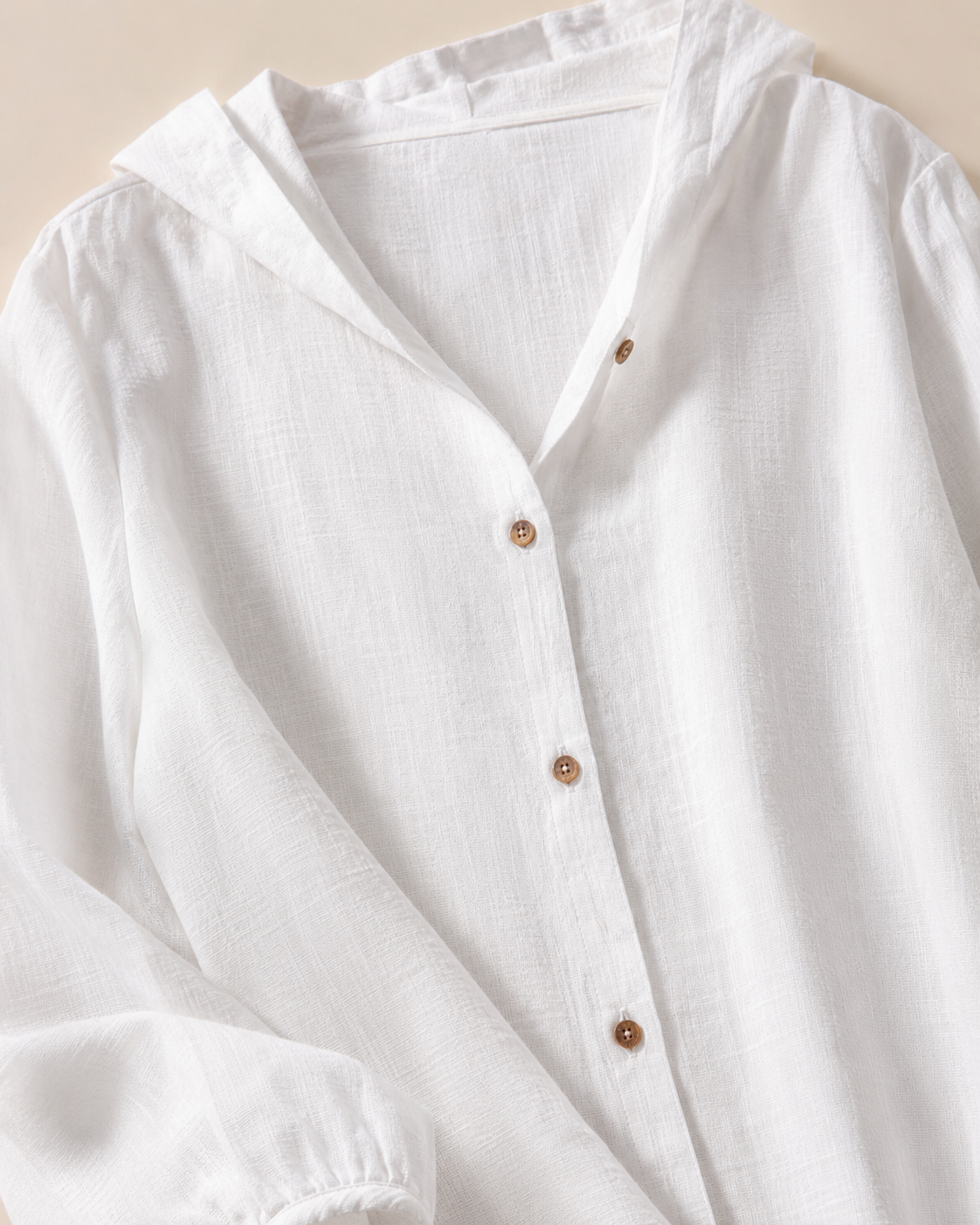 Lina Breeze Linen Hoodie