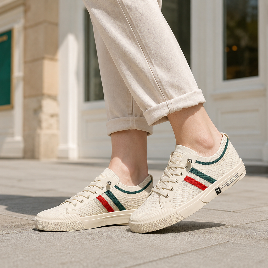 Montero Knit Lace-Up Sneakers