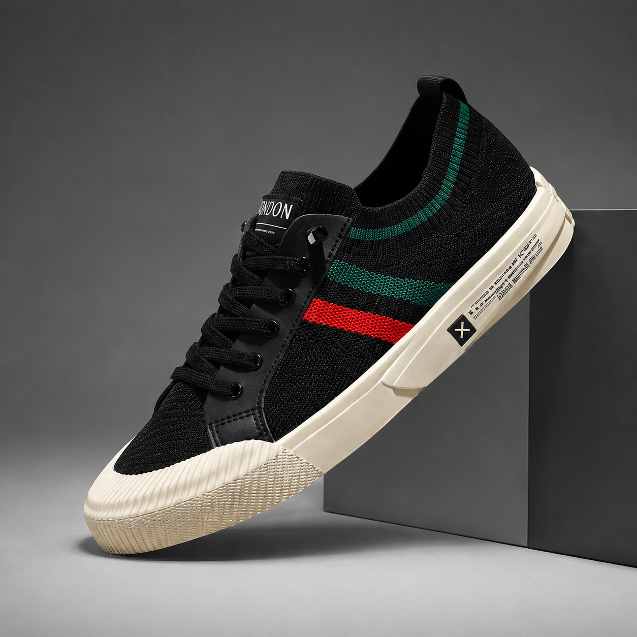 Montero Knit Lace-Up Sneakers