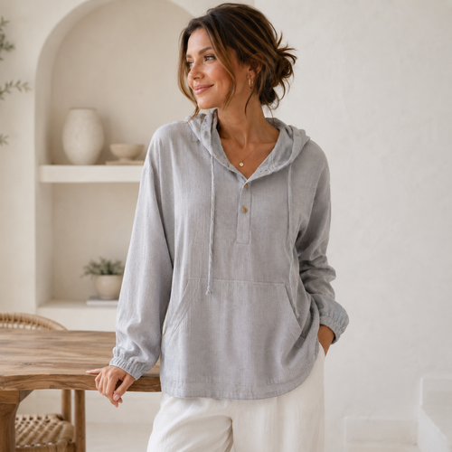Aven Airflow Linen Pullover