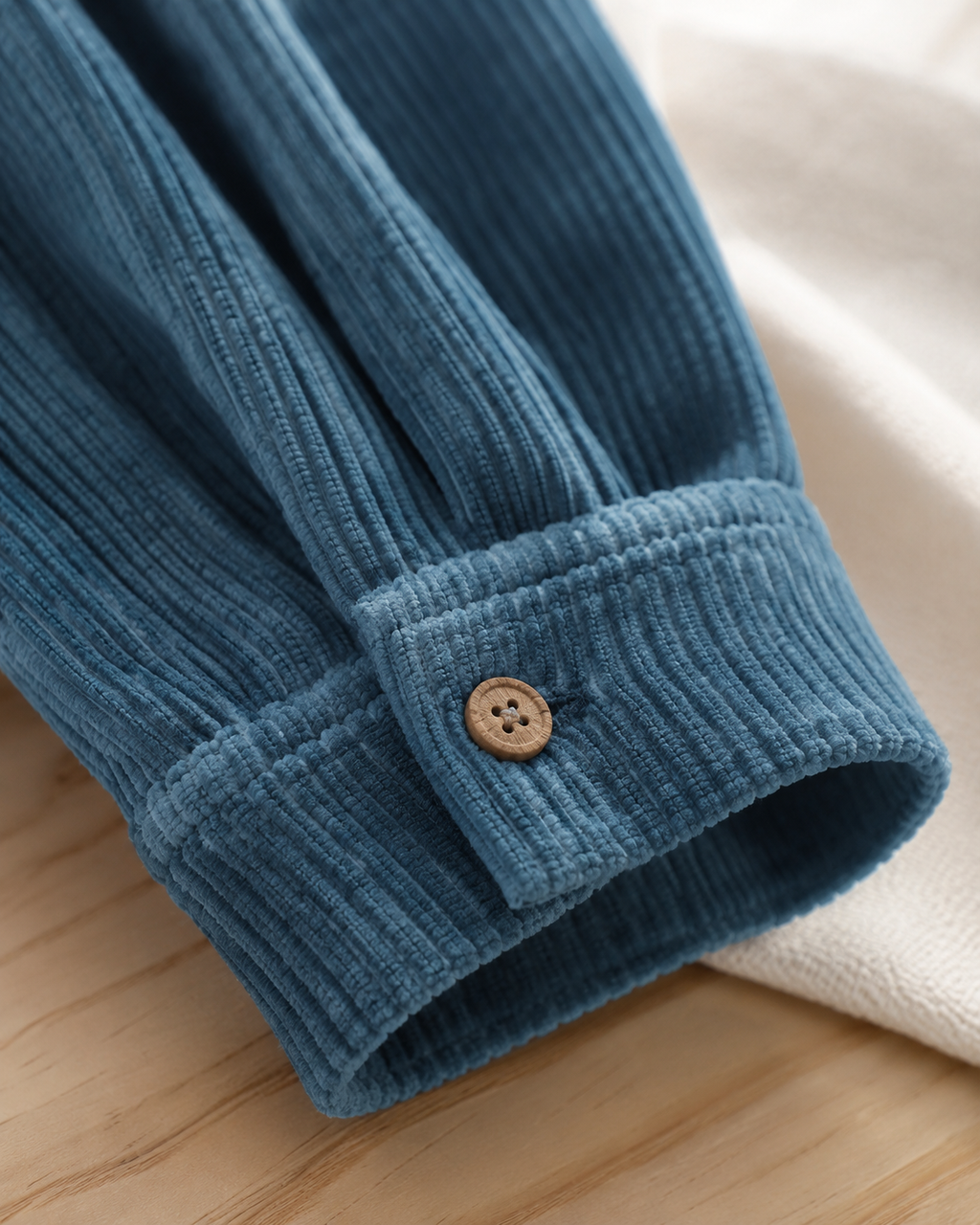 Caspian Corduroy Hooded Overshirt