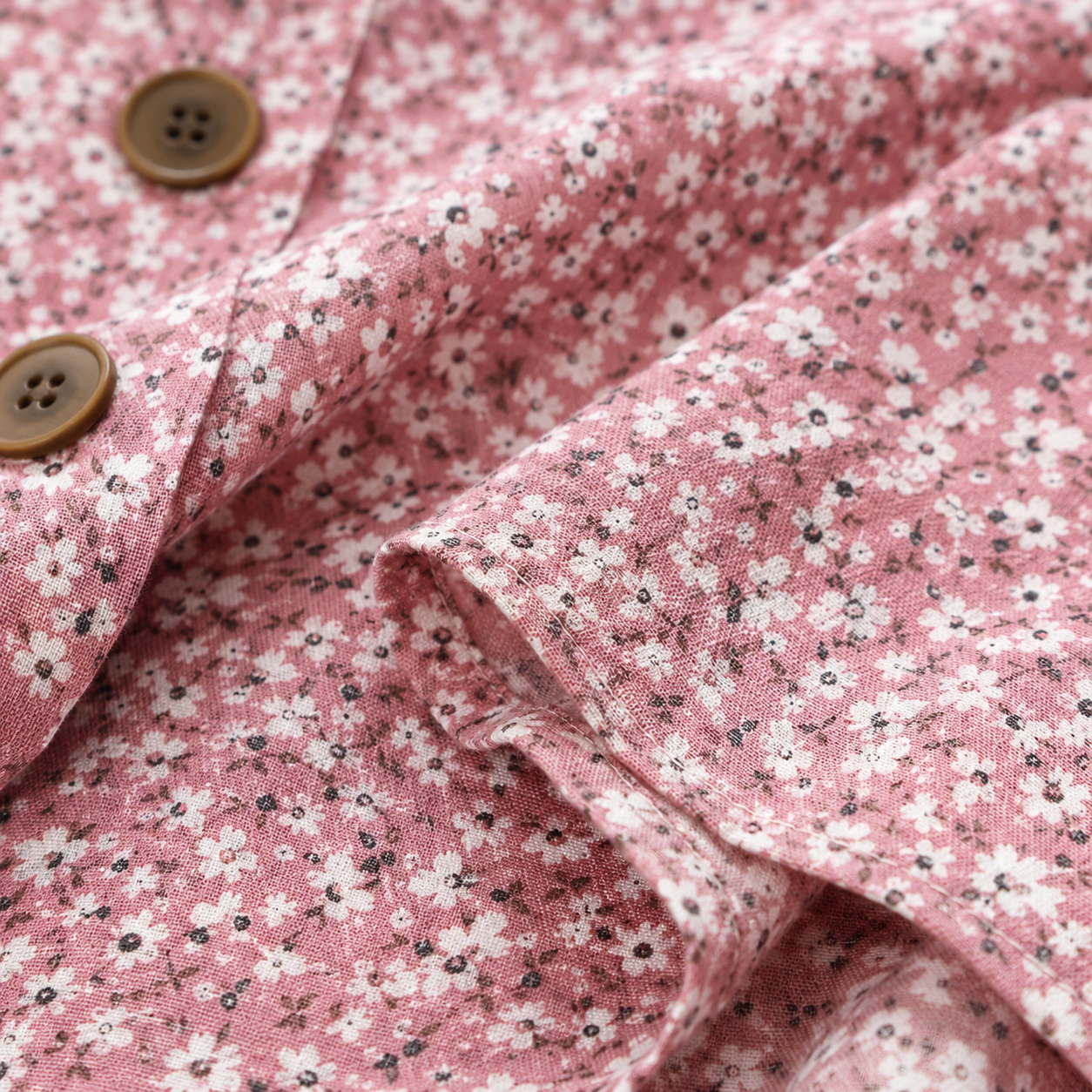 Roselle Floral Button Spring Top