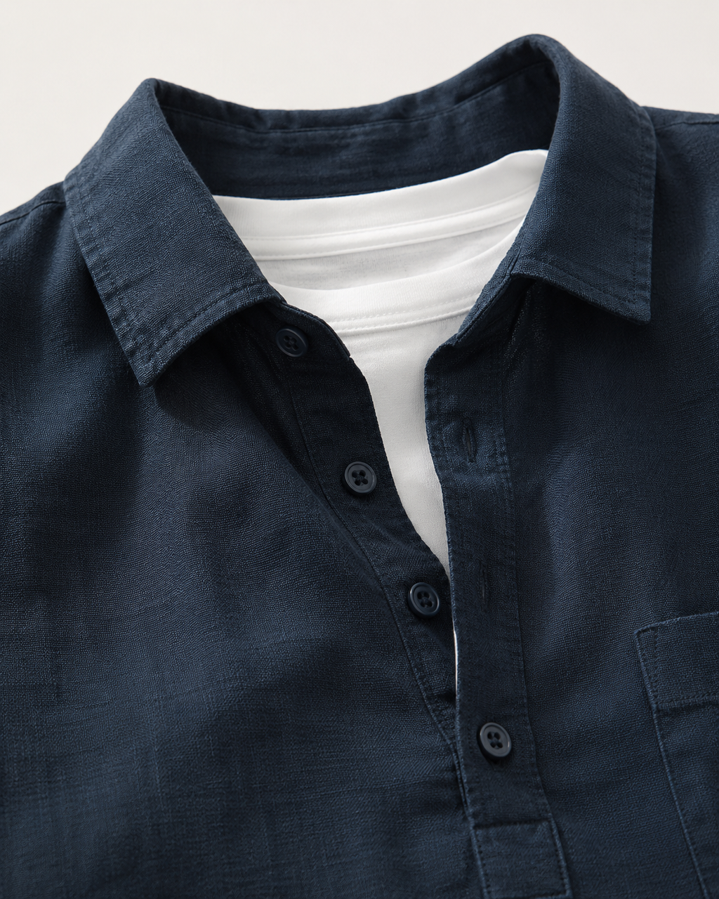 Kairo Relaxed Collar Pullover Shirt
