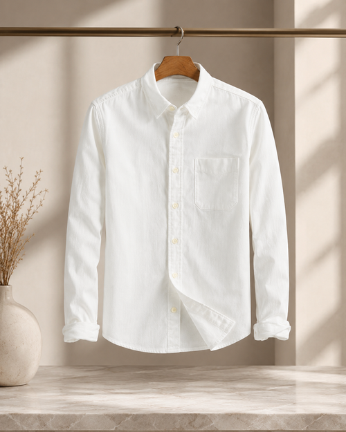 Alden Cotton-Linen Button Shirt