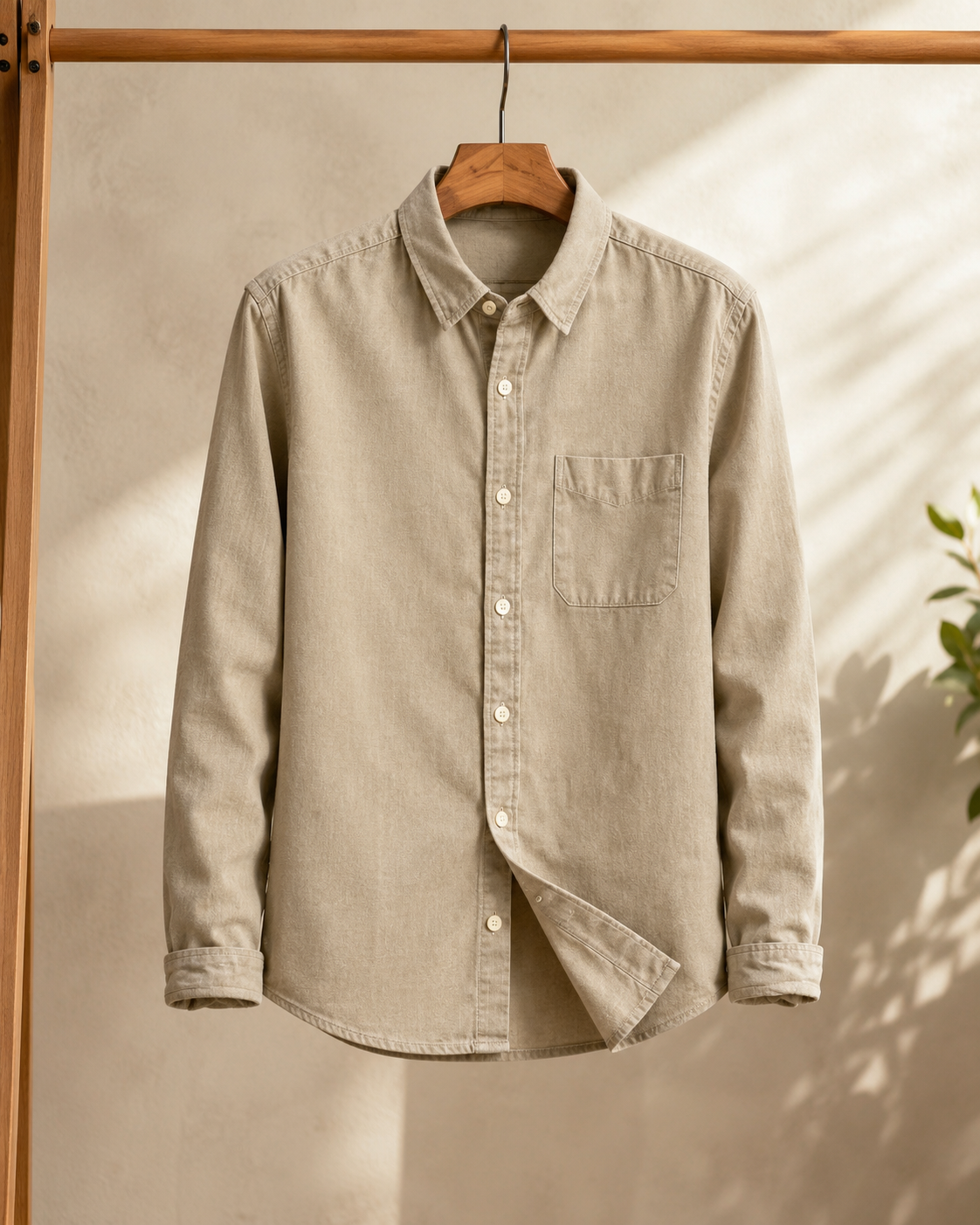 Alden Cotton-Linen Button Shirt