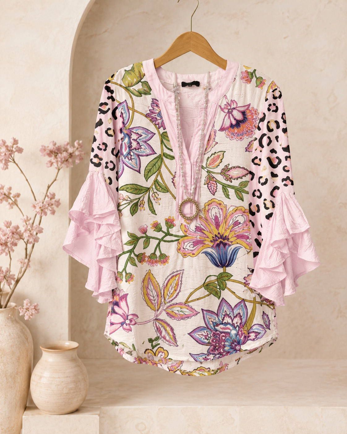 Amelie Whisper Ruffle Blouse