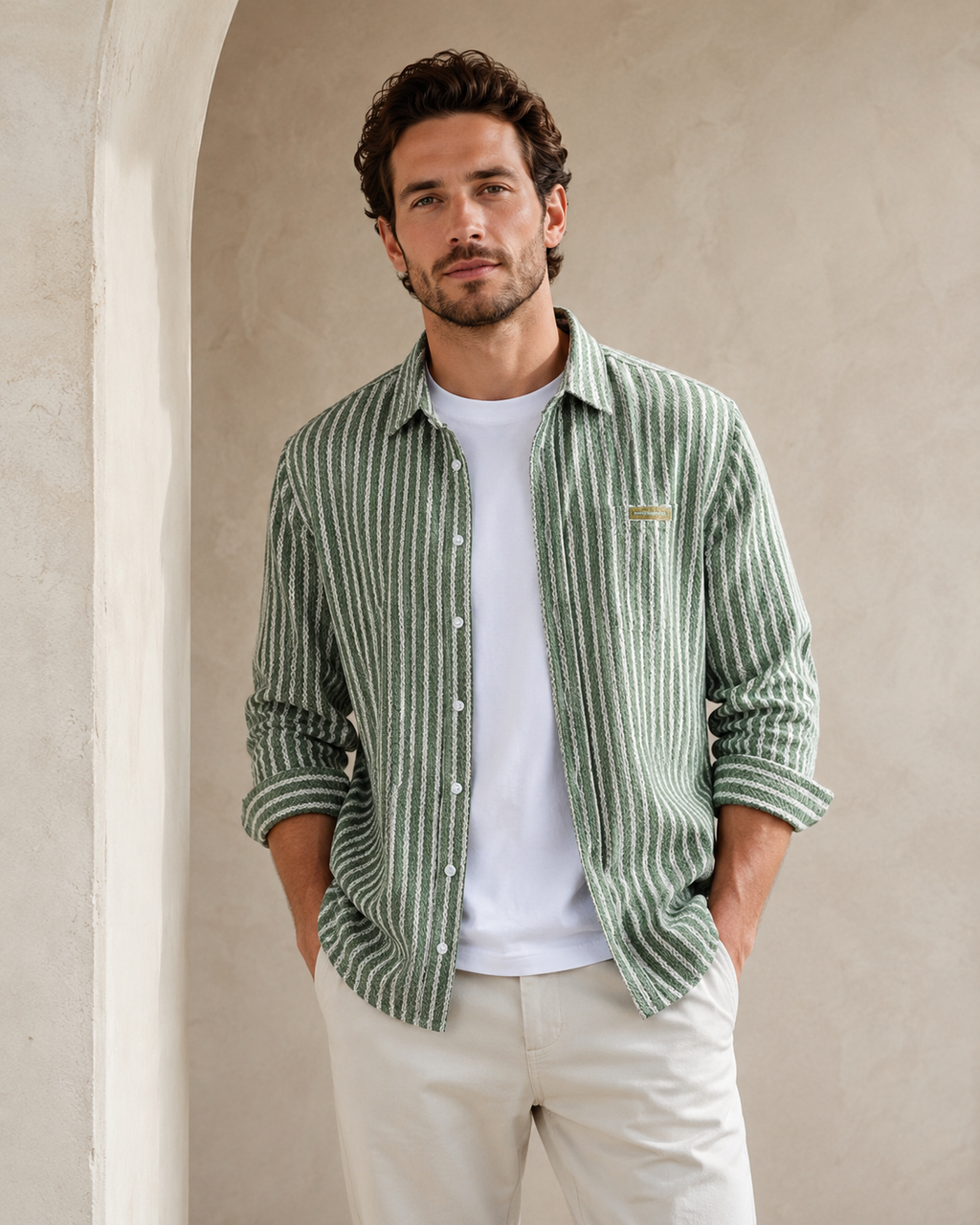 Rowan Layered Stripe Shirt