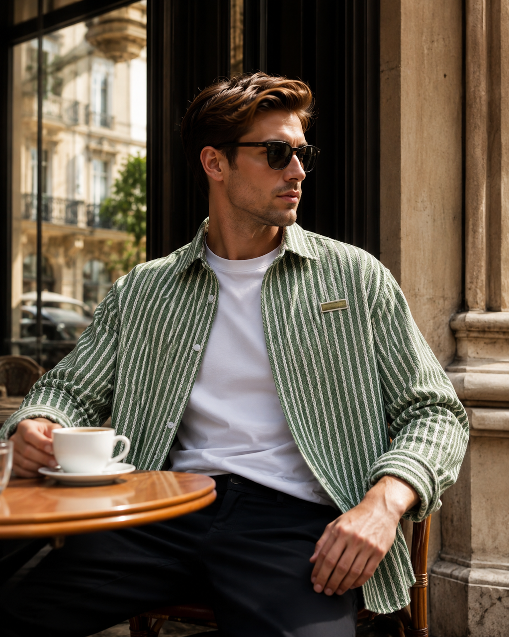 Rowan Layered Stripe Shirt