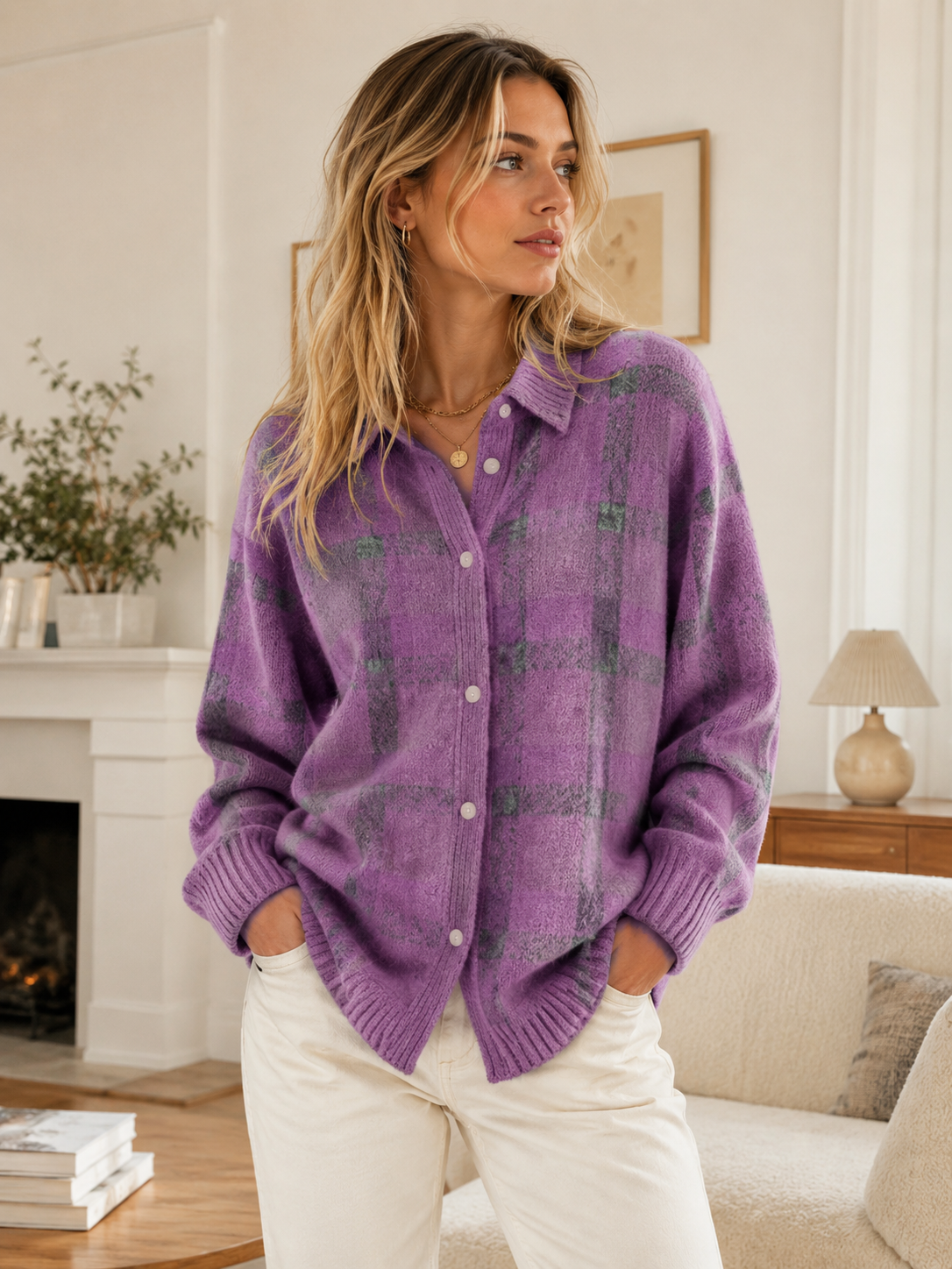 Marlowe Check Knit Shirt