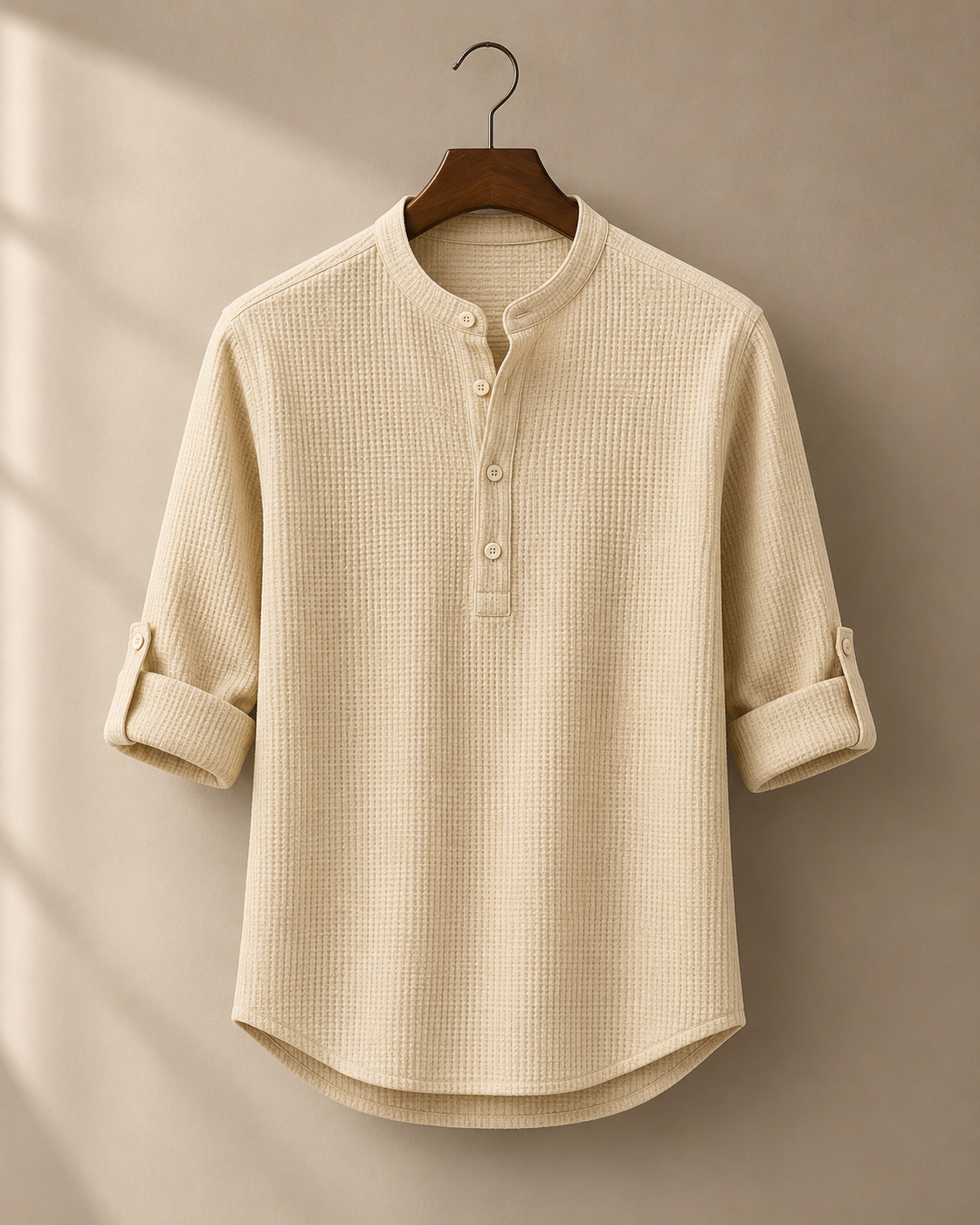 Rowan Textured Henley Shirt
