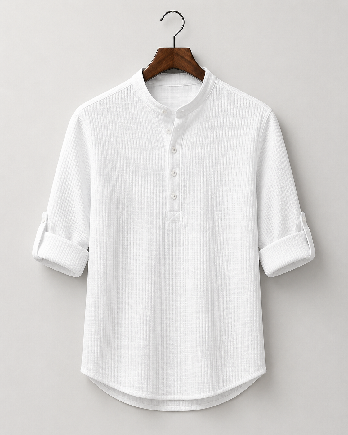 Rowan Textured Henley Shirt