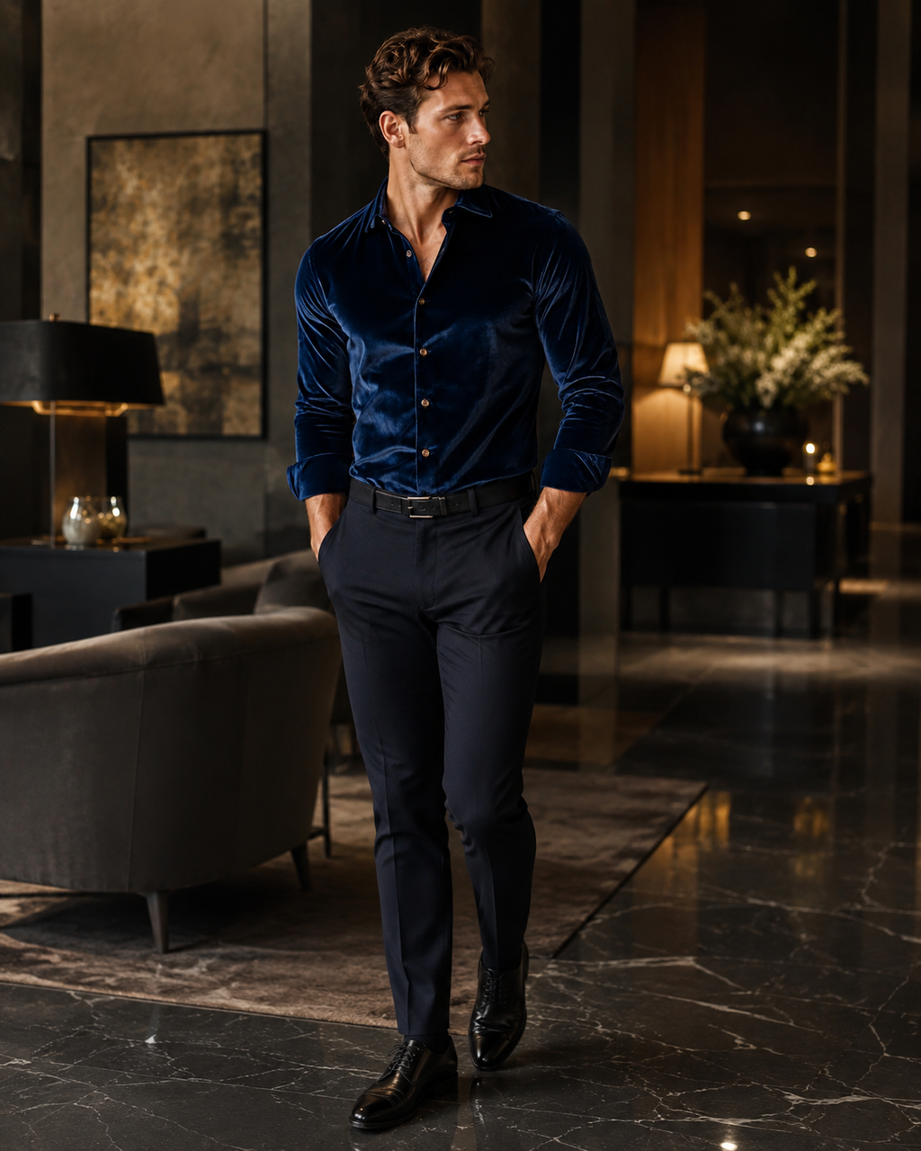 Sterling Velvet Evening Shirt