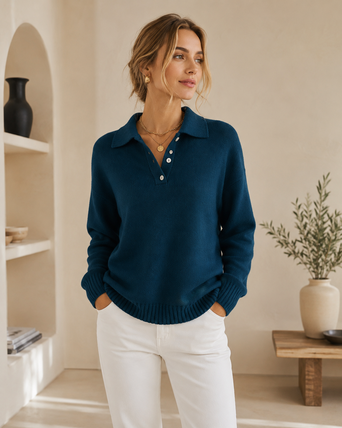 Colette Collar Knit Sweater