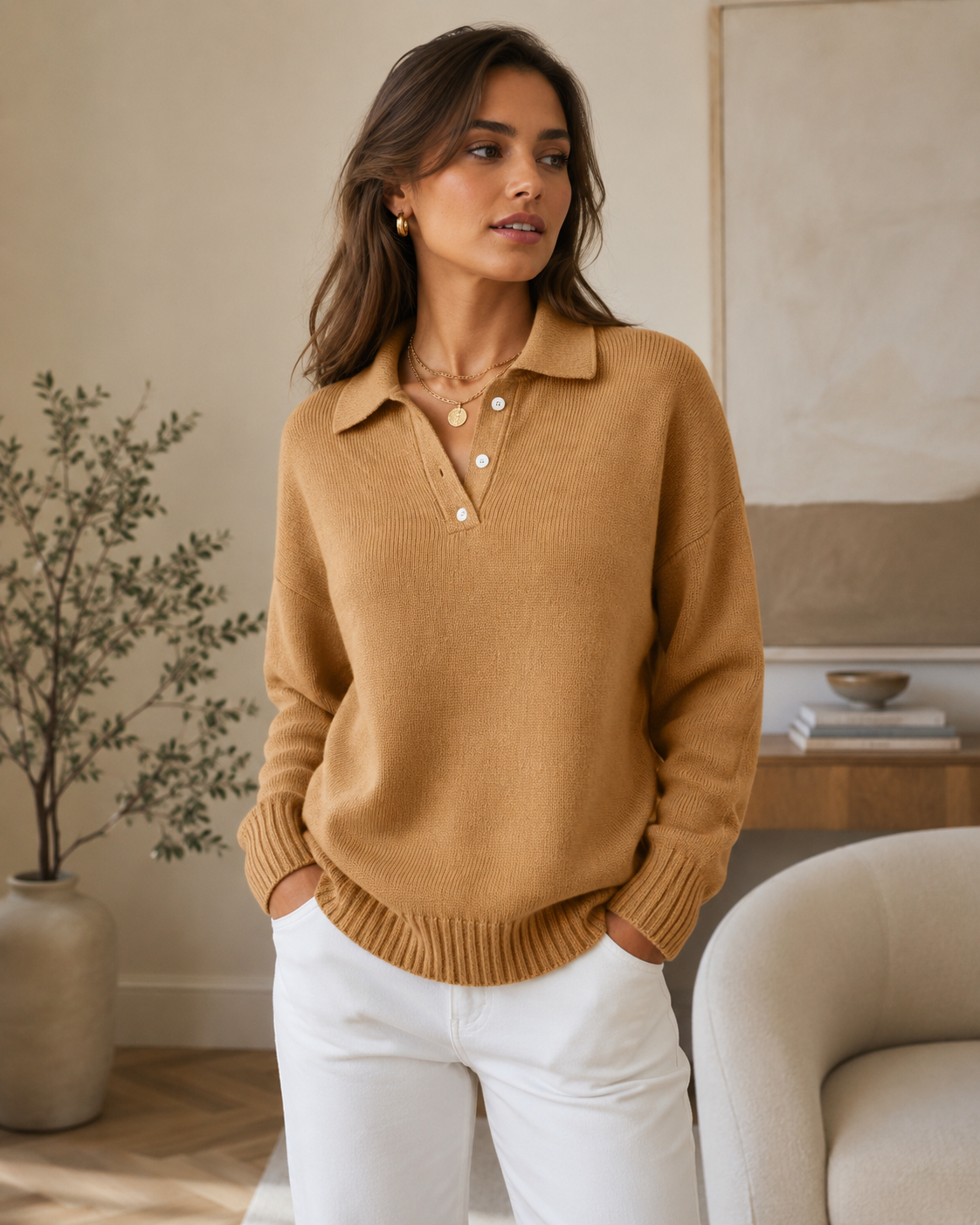 Colette Collar Knit Sweater