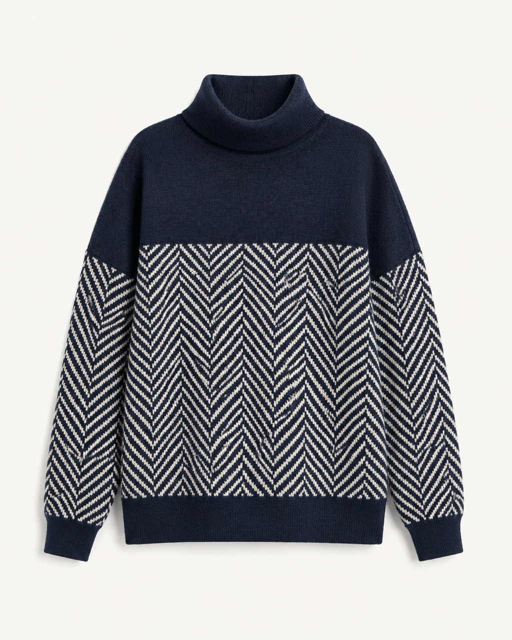 Camden Herringbone Knit Sweater
