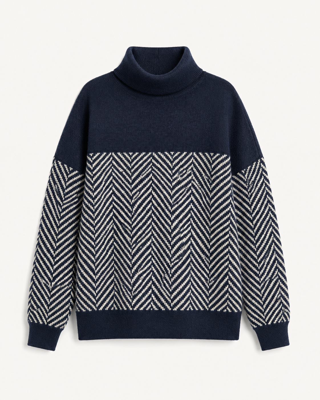 Camden Herringbone Knit Sweater