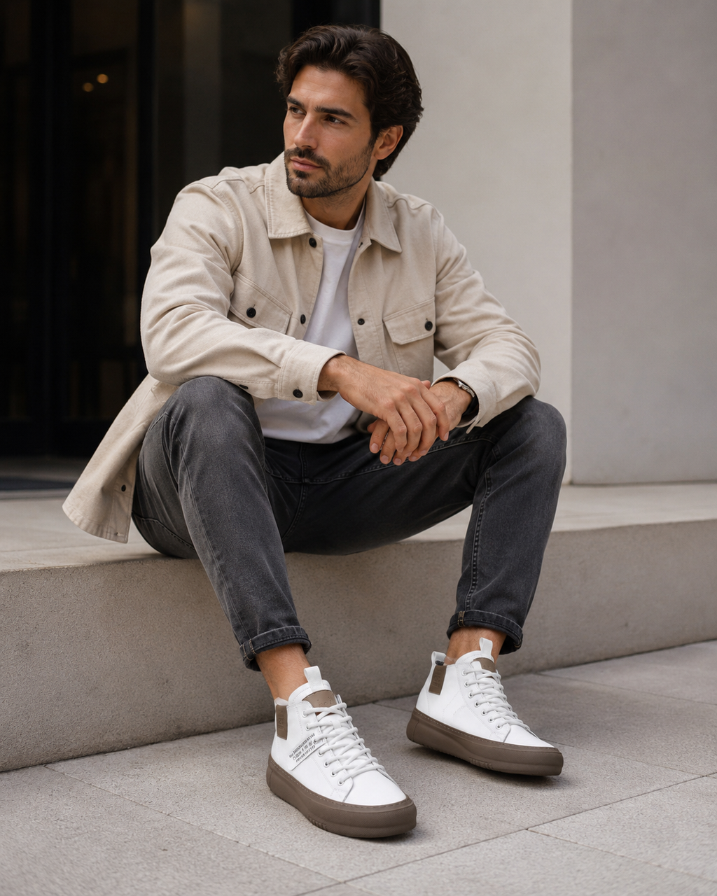 Chelsea Court High-Top Sneakers