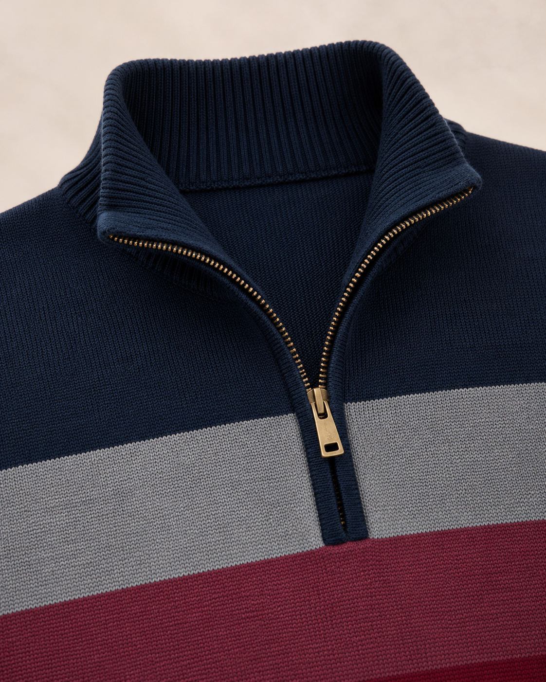 Kensington Stripe Half-Zip Pullover