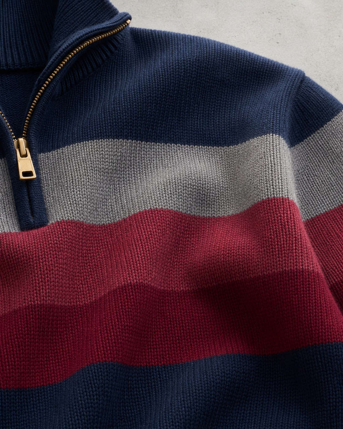 Kensington Stripe Half-Zip Pullover