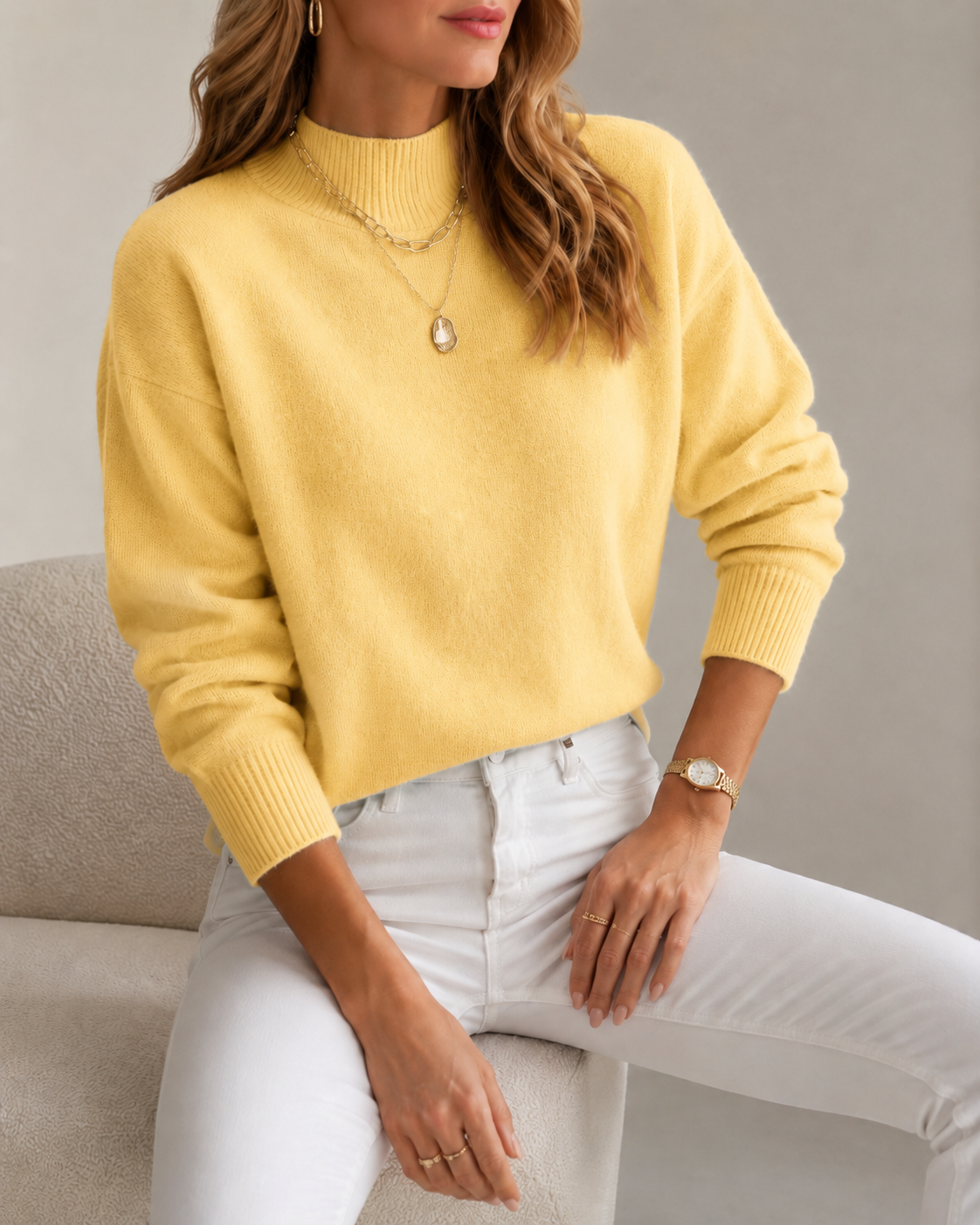 Seraphine Soft Roll Neck Jumper