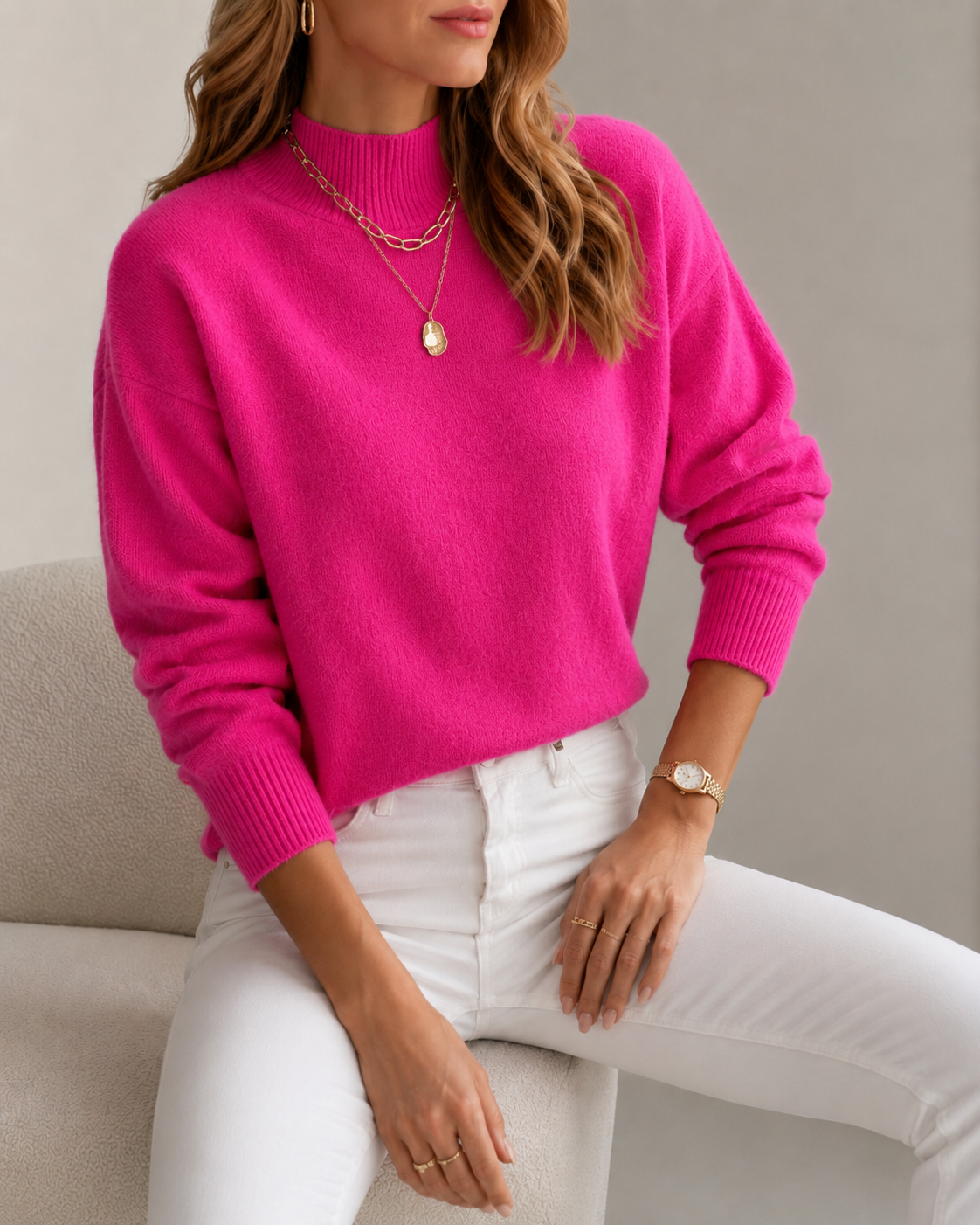 Seraphine Soft Roll Neck Jumper