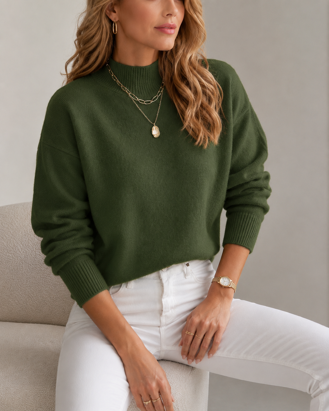 Seraphine Soft Roll Neck Jumper