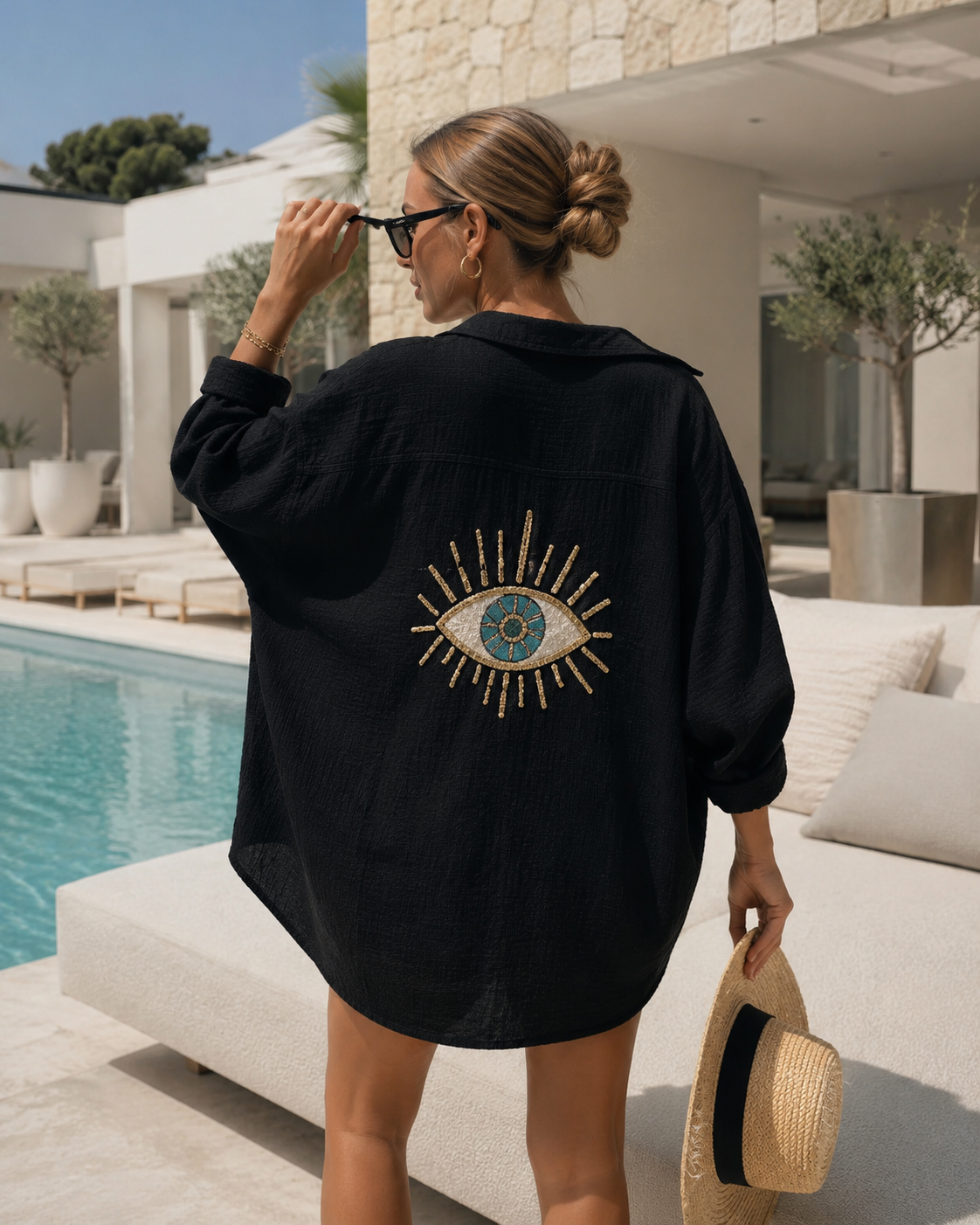 Aurelia Embroidered Resort Blouse