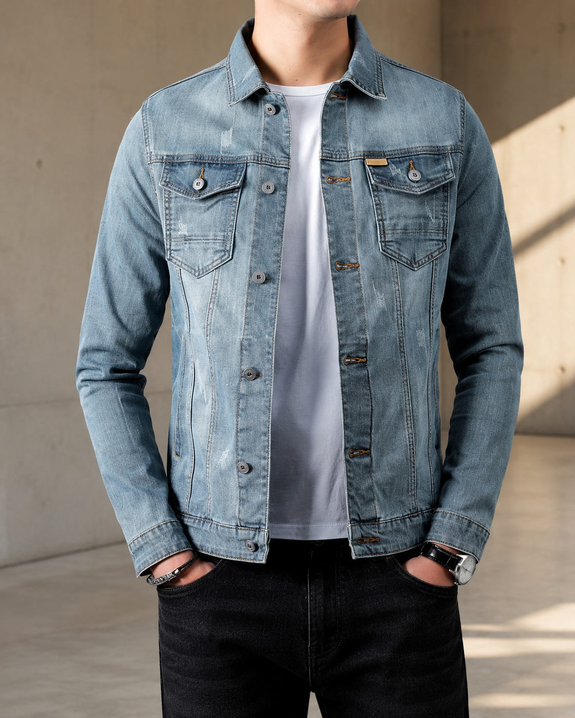 Asher Classic Denim Jacket