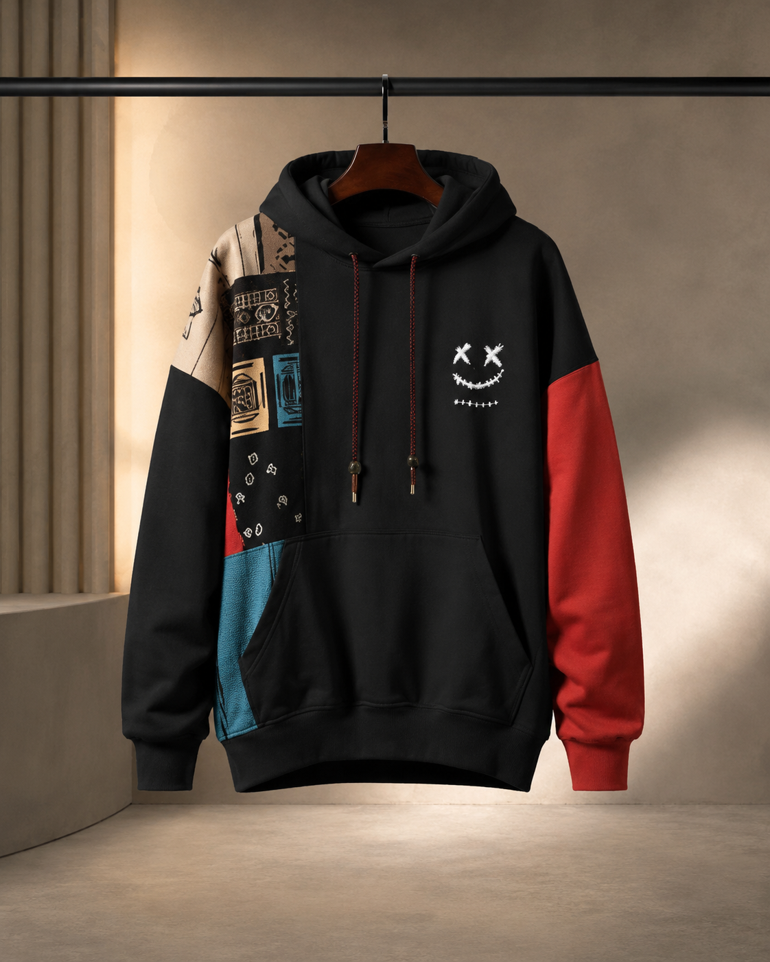Jaxon Patchwork Hoodie