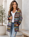 Arden Plaid Hooded Coat