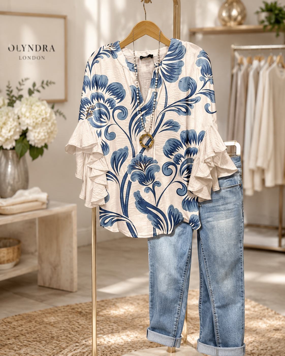 Amelie Whisper Ruffle Blouse