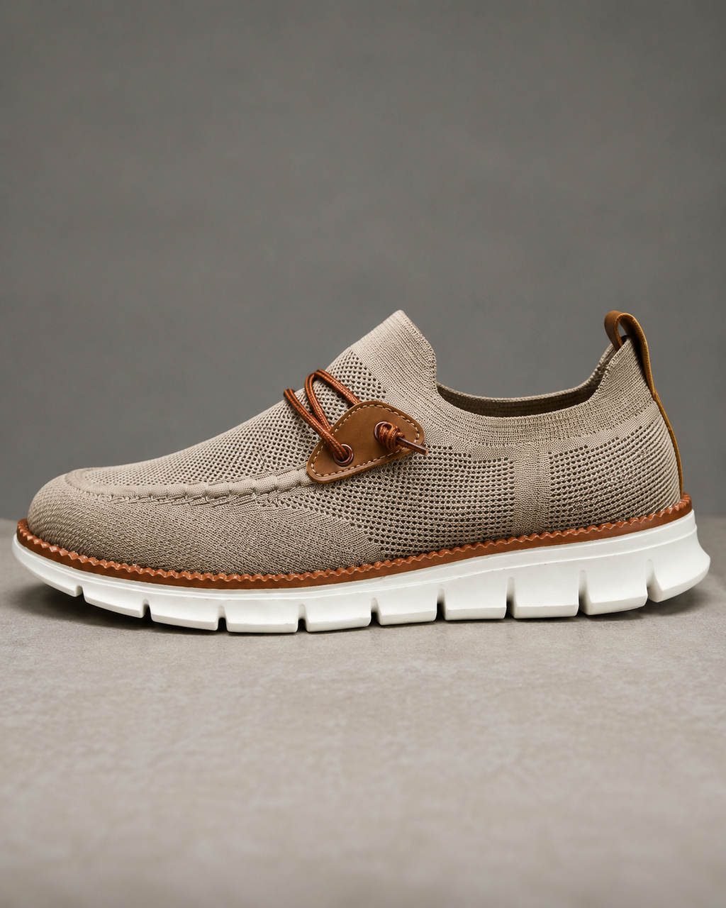 White sole detail of AeroStride Knit Slip-On